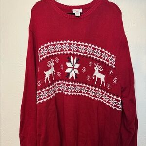 Dockers Red Knit Sweater